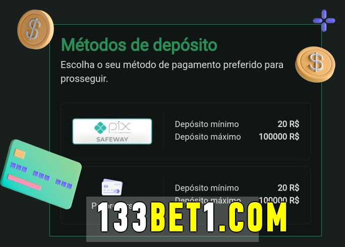 O cassino 133bet bet oferece uma grande variedade de métodos de pagamento