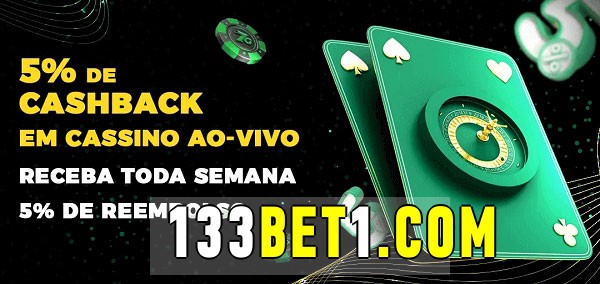 Promoções do cassino ao Vivo 133bet 
